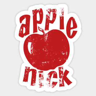 Apple Nick Soda Cap Sticker